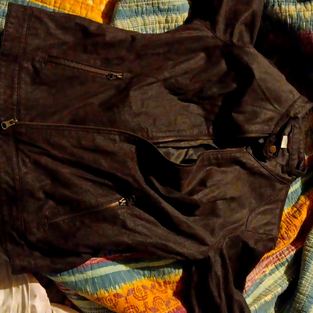 Leather jacket